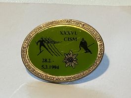 1 Pin 36. Militär-Skiweltmeisterschaft (CISM Ski) 1994