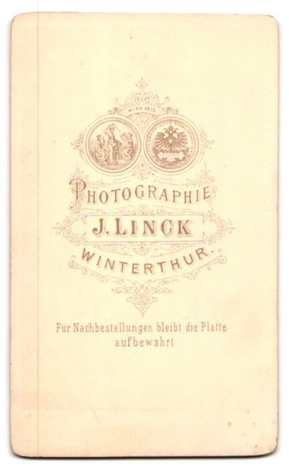 Fotografie & Manifesti: Fotografie J. Linck, Winterthur, Junger  – Usato da Berlin venduto da bartko-reher 1