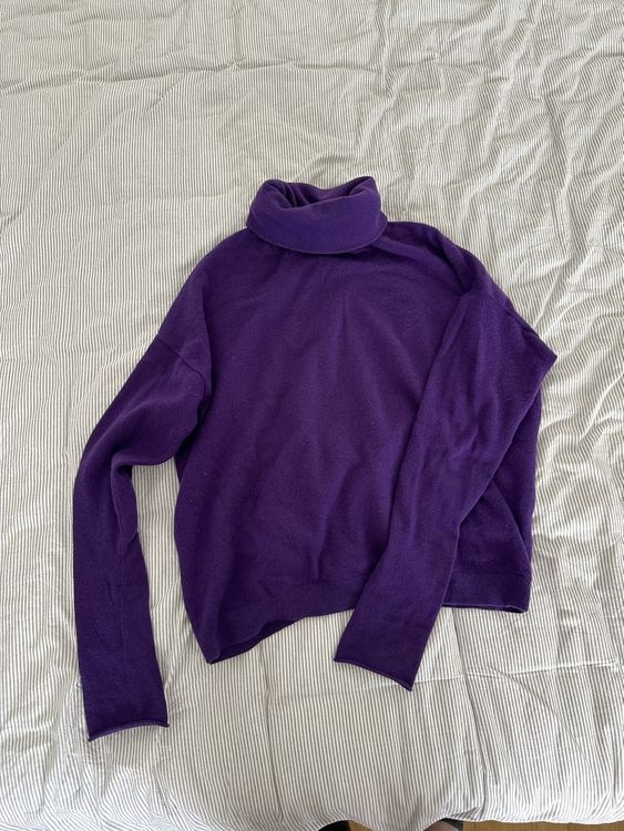 Cos Cashmere Pullover Stehkragen Damen Brushed Cashmere Kaschmir