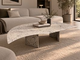 Marmor-Couchtisch – einzigartiges Design