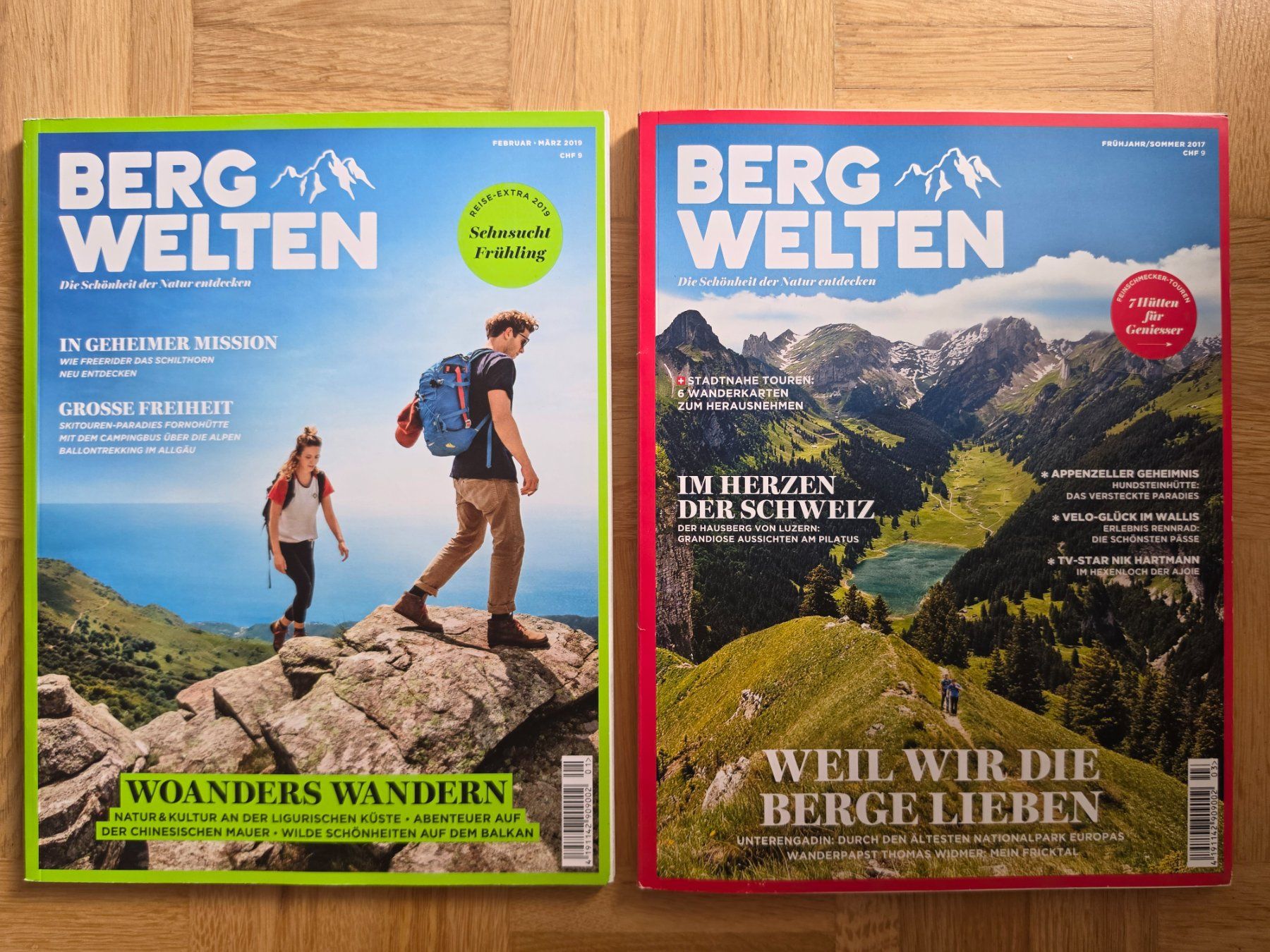 Riviste & Magazine: 2 x Bergwelten – Usato da Stäfa venduto da flamingo_17