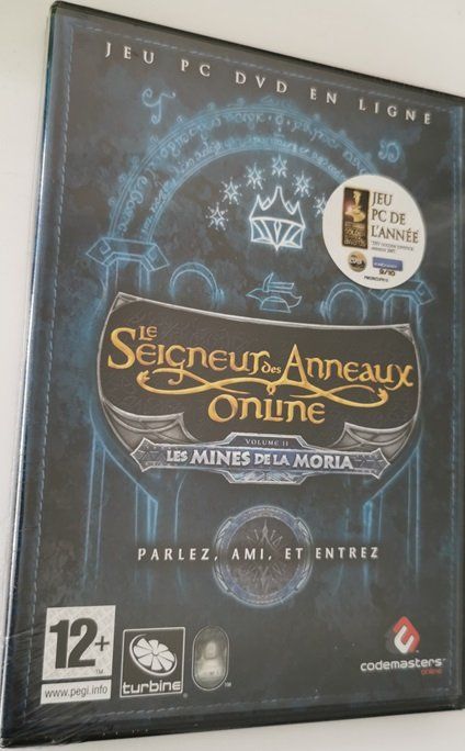 Jeu PC Le Seigneur Des Anneaux Online : Les Mines De La Moria - Version Française, PEGI 12, Très Bon état