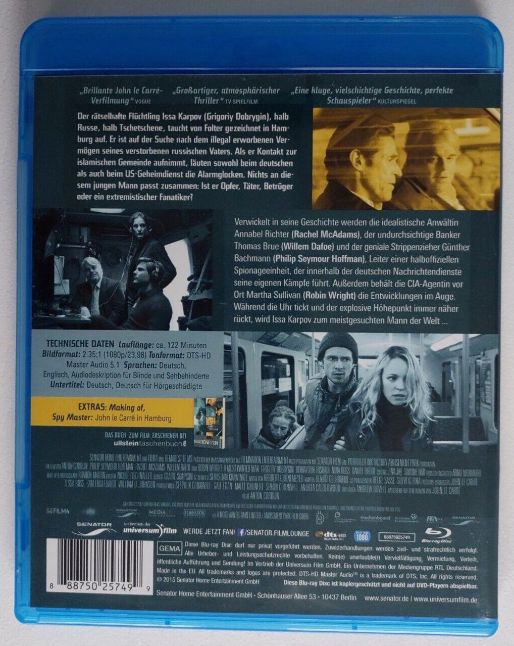 Tutti i DVDs: Blu Ray - A Most Wanted Man – Usato da Biberstein venduto da Lou13lou 1