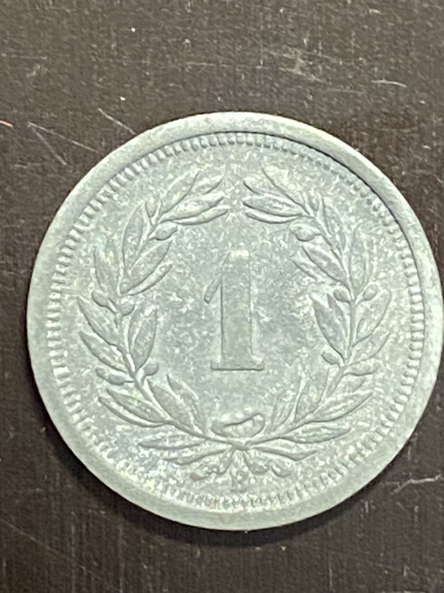 Tutti le monete: CH, 1 ct 1945 Zinc  – Usato da Corsier-sur-Vevey venduto da Ginoarturo
