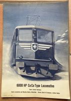 Brown Boveri - 6000 HP CoCo Type Locomotive CFF - 1953