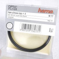 Hama 77mm +2 Close-up Filter / filtre macro. New Old Stock.