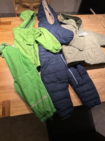 Jacken-Overall-Regenhosenpaket Gr.92