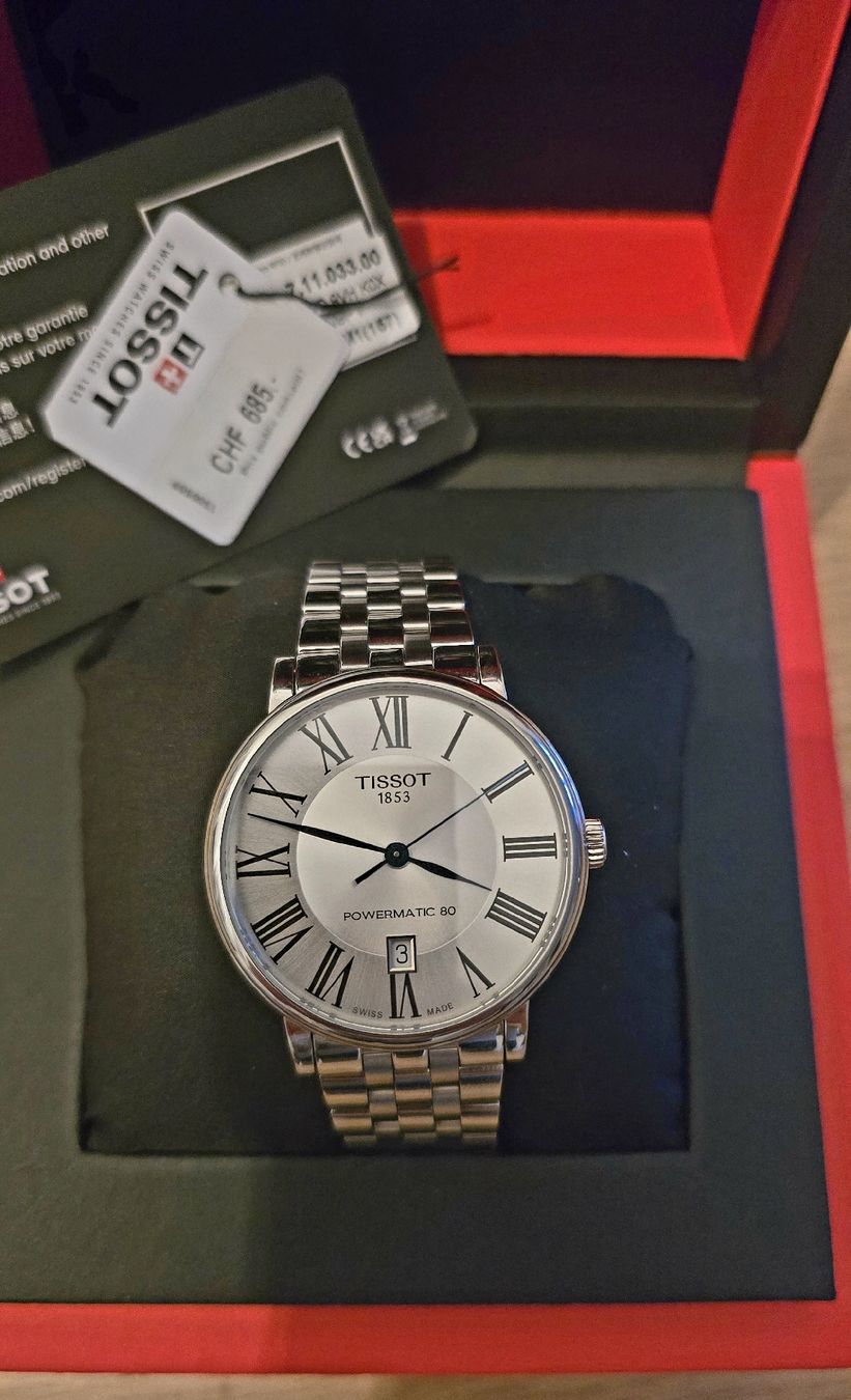 Tissot Orologi: Tissot Carson Premium Powermatic 80 – Nuovo (secondo la descrizione) da Rotkreuz venduto da Titotesla