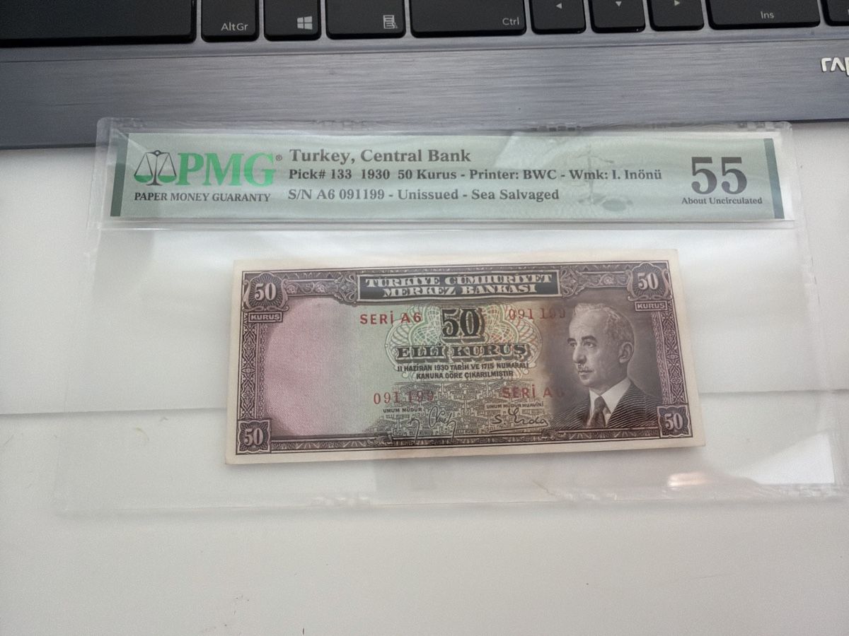 Banconote: Türkei 50 kuruş – Nuovo e nell'imballaggio originale da Baar venduto da Bkdmr