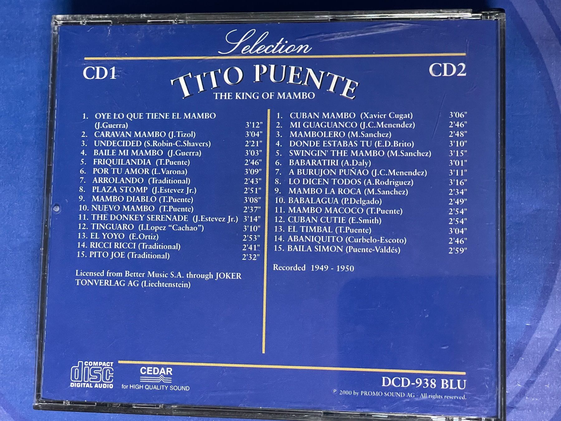 CD: Tito Puente – Usato da Muri b. Bern venduto da AdidasCollector 4