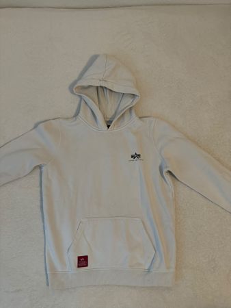 Alpha Industries Hoodie Weiss