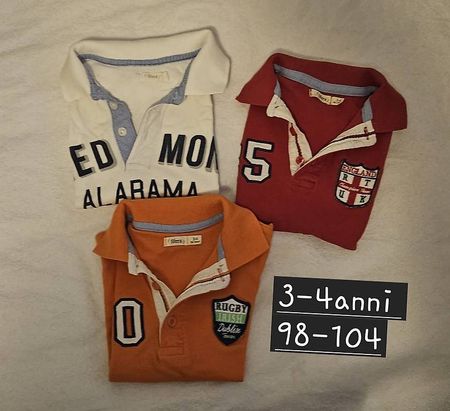 3 polo bambino 3-4 anni