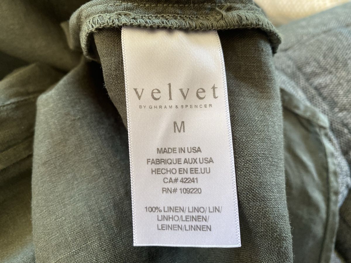 Camicette: Velvet Graham Spencer Bluse Olive Gr. M – Usato da Buochs venduto da H16 8