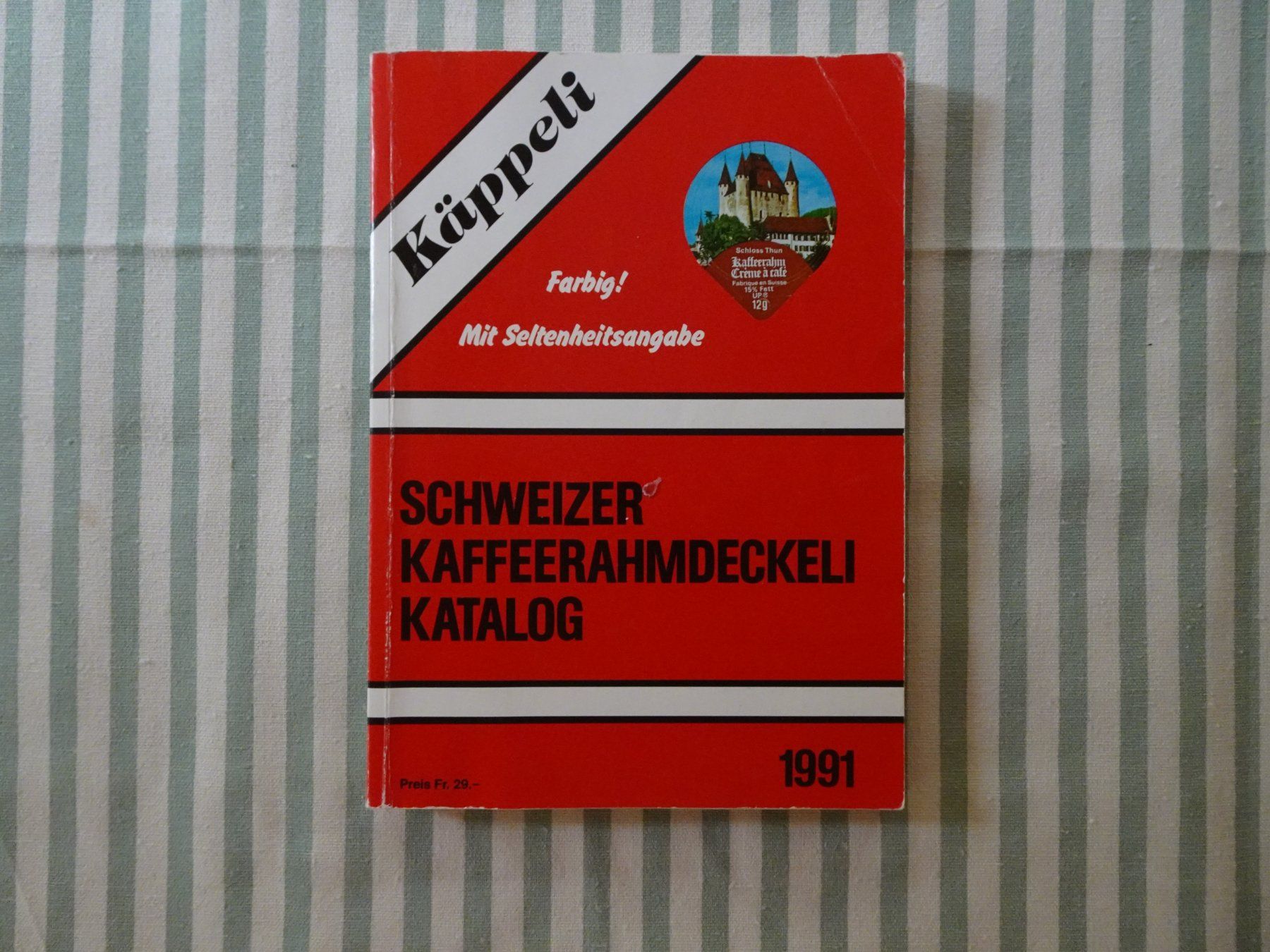 Coperchi dei cremini per caffè: Käppeli KRD Katalog 1991 - K29 – Usato da Küssnacht am Rigi venduto da Kleinpreis-Shop