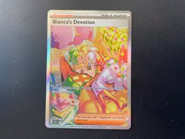 Pokemon - Trainerkarte Bianca's Devotion 209/162 - en