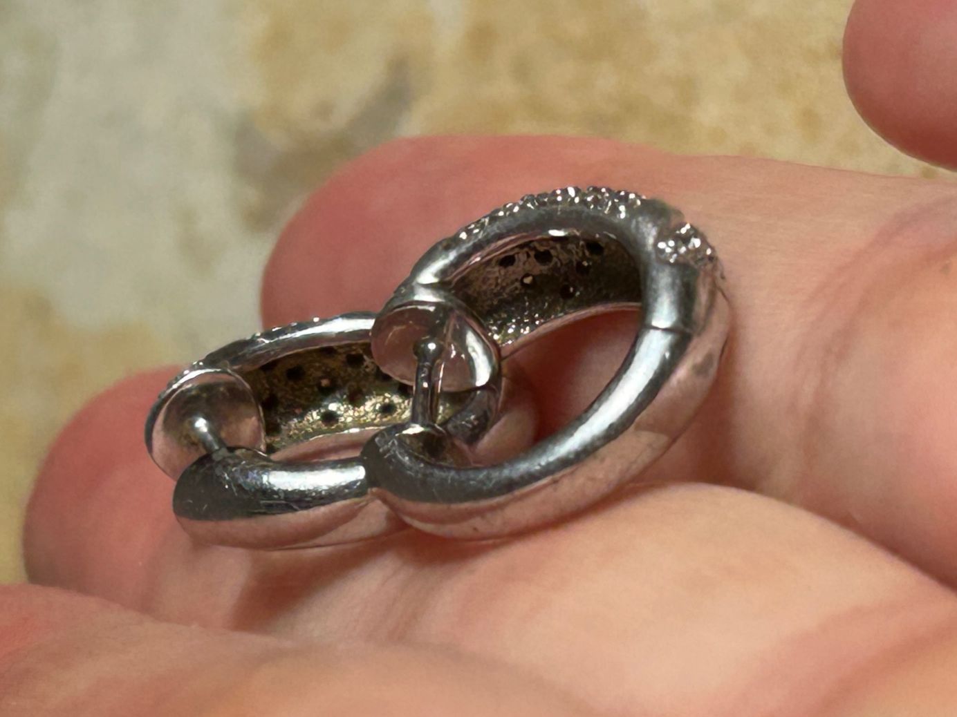 Esprit Orecchini pendenti & Orecchini a lobo: Esprit Kreolen in Silber (1.5cm) – Usato da Laufen venduto da Bellebellezza 3