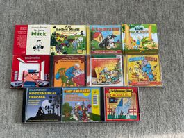 11 Kinder CDs Hörspiele und Lieder ,gebraucht