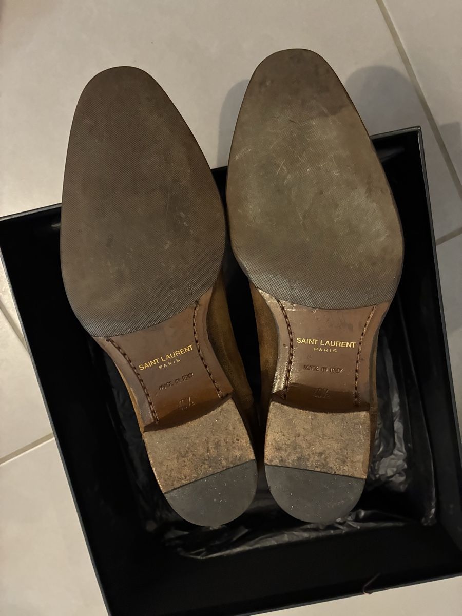 Saint Laurent Scarpe da uomo: Bottines Saint Laurent avec boîte – Usato da Geneve venduto da chris2791 3