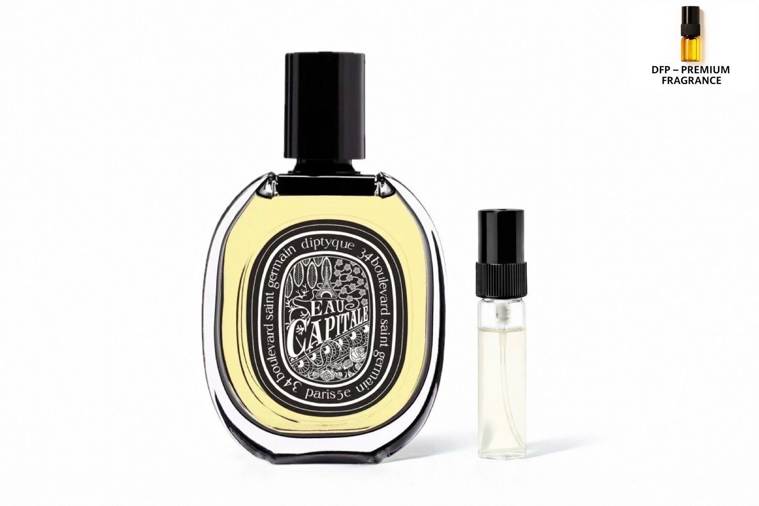 Diptyque Parfum & Eau de Toilette: Diptyque - Eau Capitale - 2 ml Original Abfüllung(Duftprobe) – Neu (gemäss Beschreibung) aus Gossau SG von DFP_Fragrance