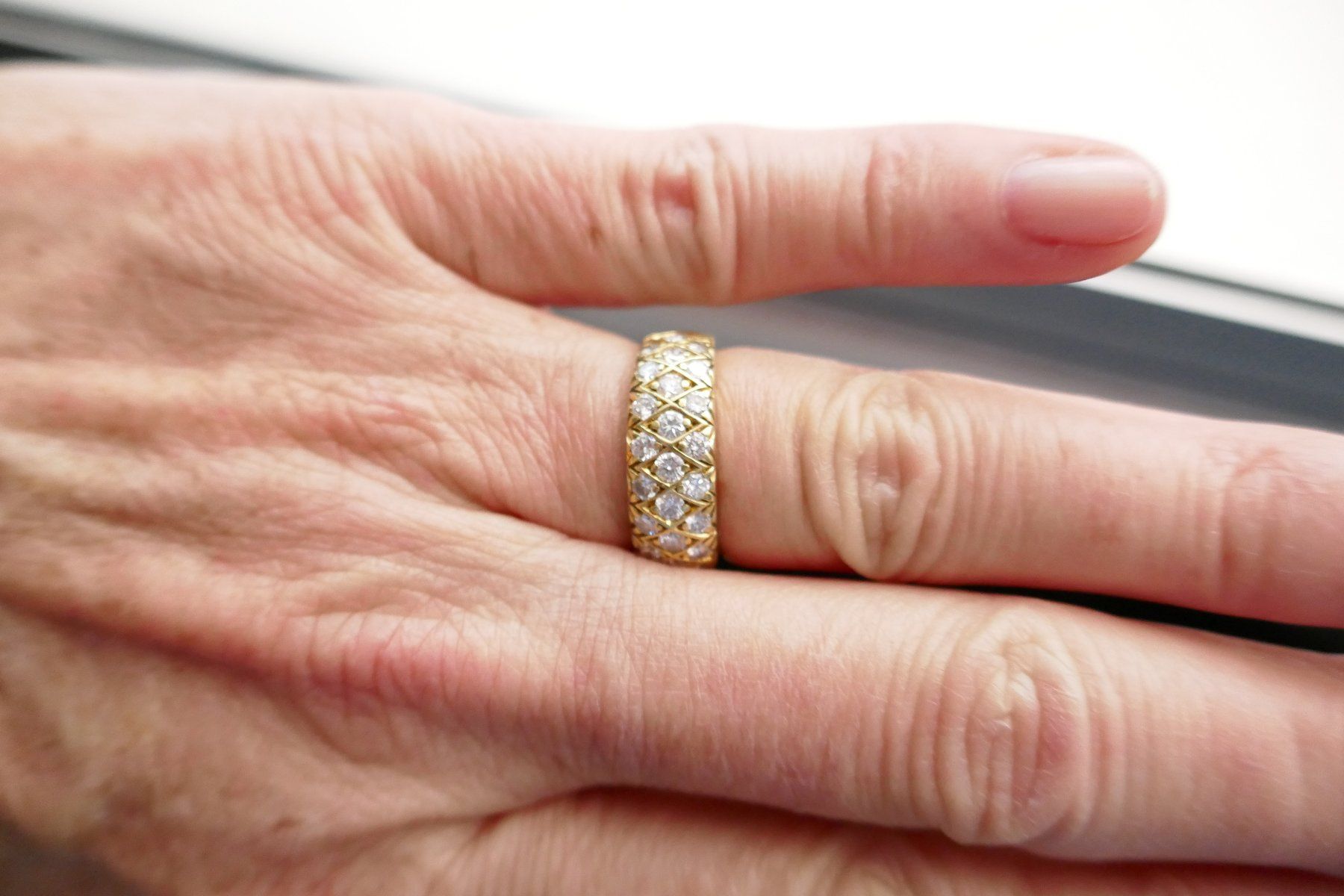 Anelli: Brillant Ring 28 Steine ca. 1 Carat 8,1 gr. – Usato da Schaffhausen venduto da swisswatches-andmore 5