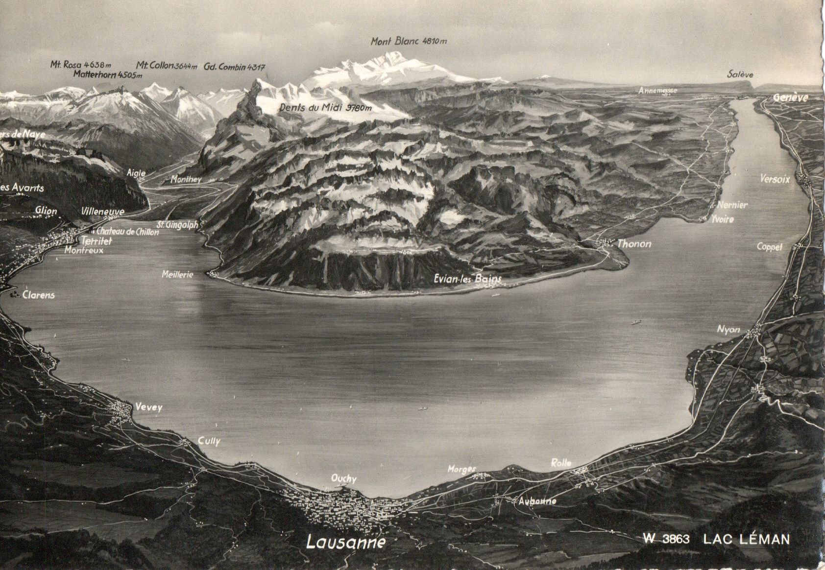 Ansichtskarten: Lac Léman – Neu (gemäss Beschreibung) aus Melano von pisonsdro