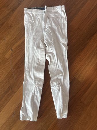 Reithose Turnier Loesdau Grösse 176 weiss guter Zustand