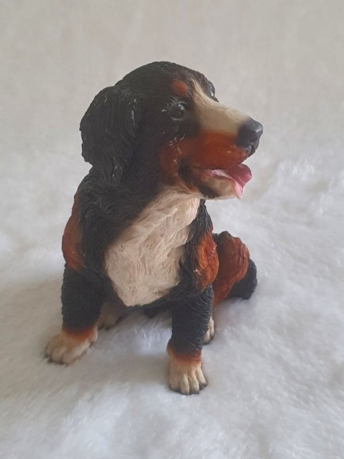 Statuette: Berner Sennenhund-Figur, sitzend – Usato da Abtwil AG venduto da MaVo.0710 4