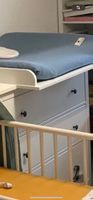 HEMNES KOMMODE Weiss mit schönem WICKELAUFSATZ, Top-Zustand