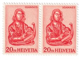 Schweiz Duo  20 Fr. 1961 Jean ungestempelt **