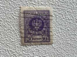 Polen Briefmarke