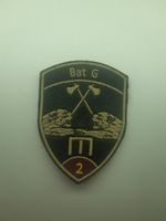 BADGE ECUSSON MILITAIRE SUISSE BAT G 2