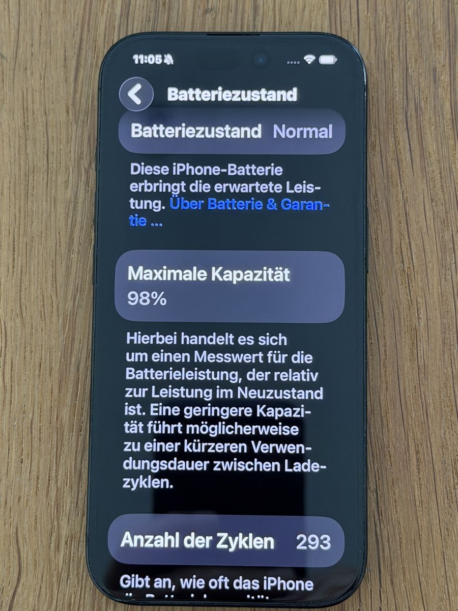 Apple Handys / Smartphones: iPhone 16 Pro 512 GB, 98% Akku – Neu (gemäss Beschreibung) aus Widnau von Ronny55