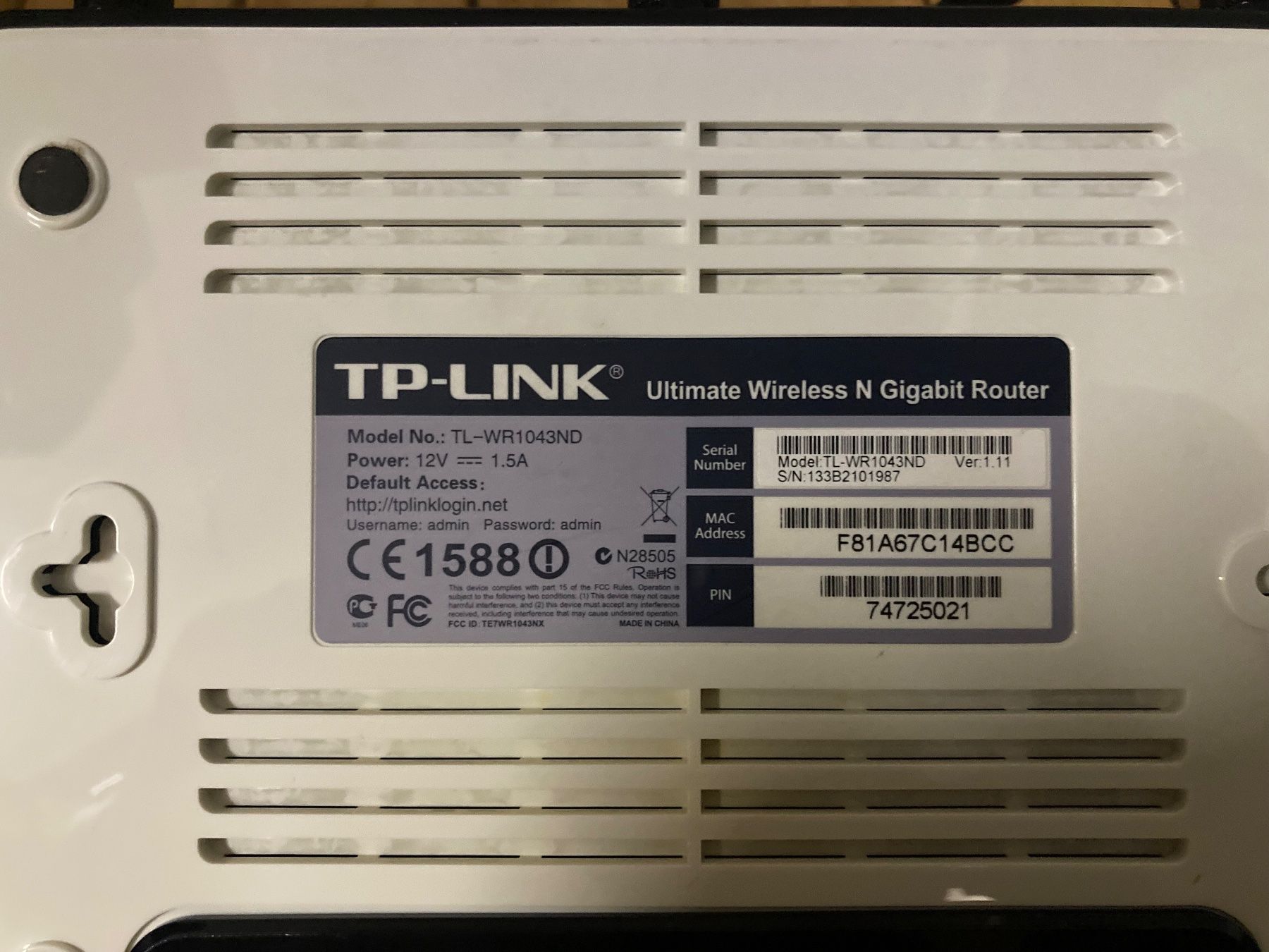 TP-Link Modems & Router: TP-Link TL-WR1043ND WLAN Router – Gebraucht aus Weite von FTW-AG 2