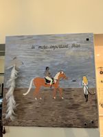 Gemälde Bild painting Horse Pferd