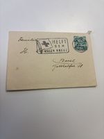 Alter Briefumschlag mit Rotkreuz Stempel Basel 1941