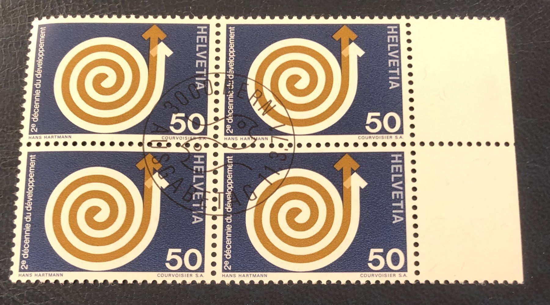 Tutti i francobolli: 4 er Block Nr.494 mit Vollstempel Bern – Usato da Aarau venduto da Billa007