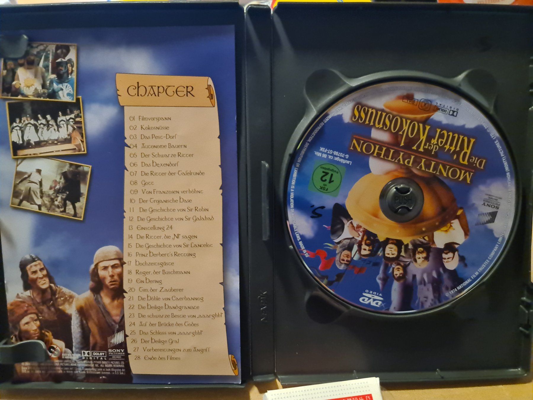 Tutti i DVDs: Monty Python - Die Ritter der Kokosnuss DVD – Usato da Dintikon venduto da Vexi 1