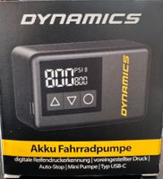 Dynamics Akku Fahrradpumpe digital NEU schwarz