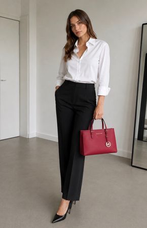 Michael Kors Jet Set Travel Extra-Small Saffiano Leather Top