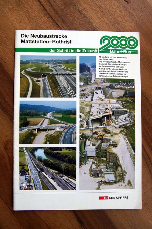 SBB Neubaustrecke MattstettenRothrist Kaufen auf Ricardo