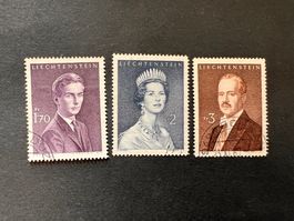 Liechtenstein 1960 Mi. 339-341 gest.  (3172)