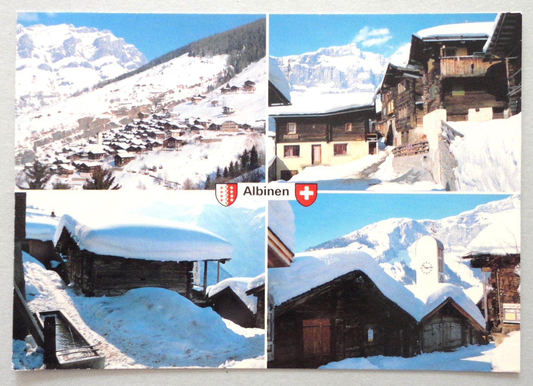 Cartoline postali: Albinen 1274 m – Usato da Fétigny venduto da Billy2miny