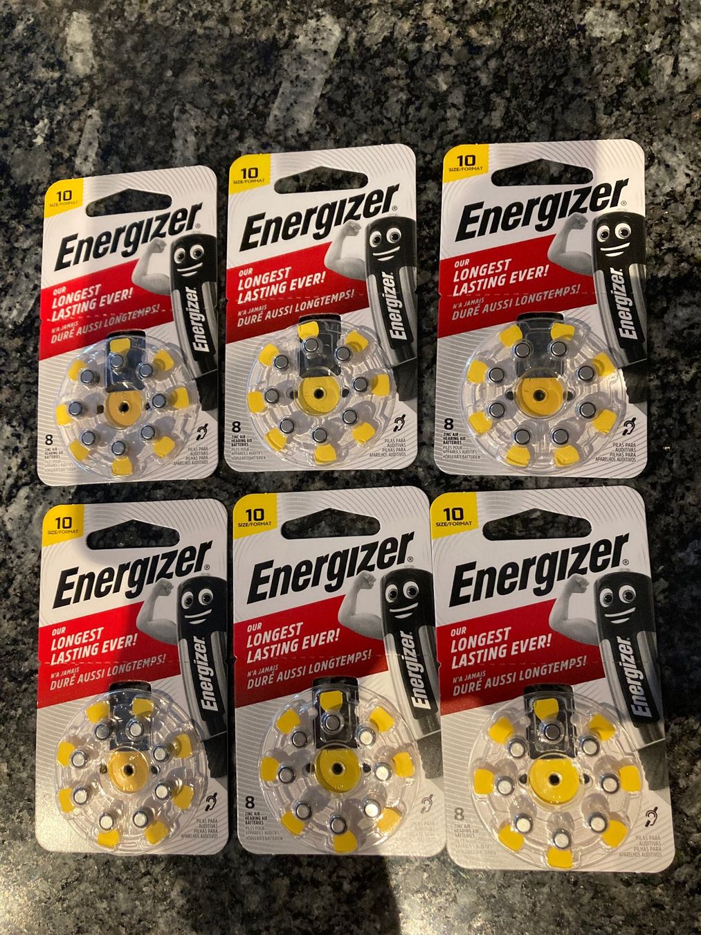 Energizer Caricatori & Batterie: Energizer Hörgerätebatterien Typ 10 – Nuovo e nell'imballaggio originale da Bremgarten b. Bern venduto da Samsung0