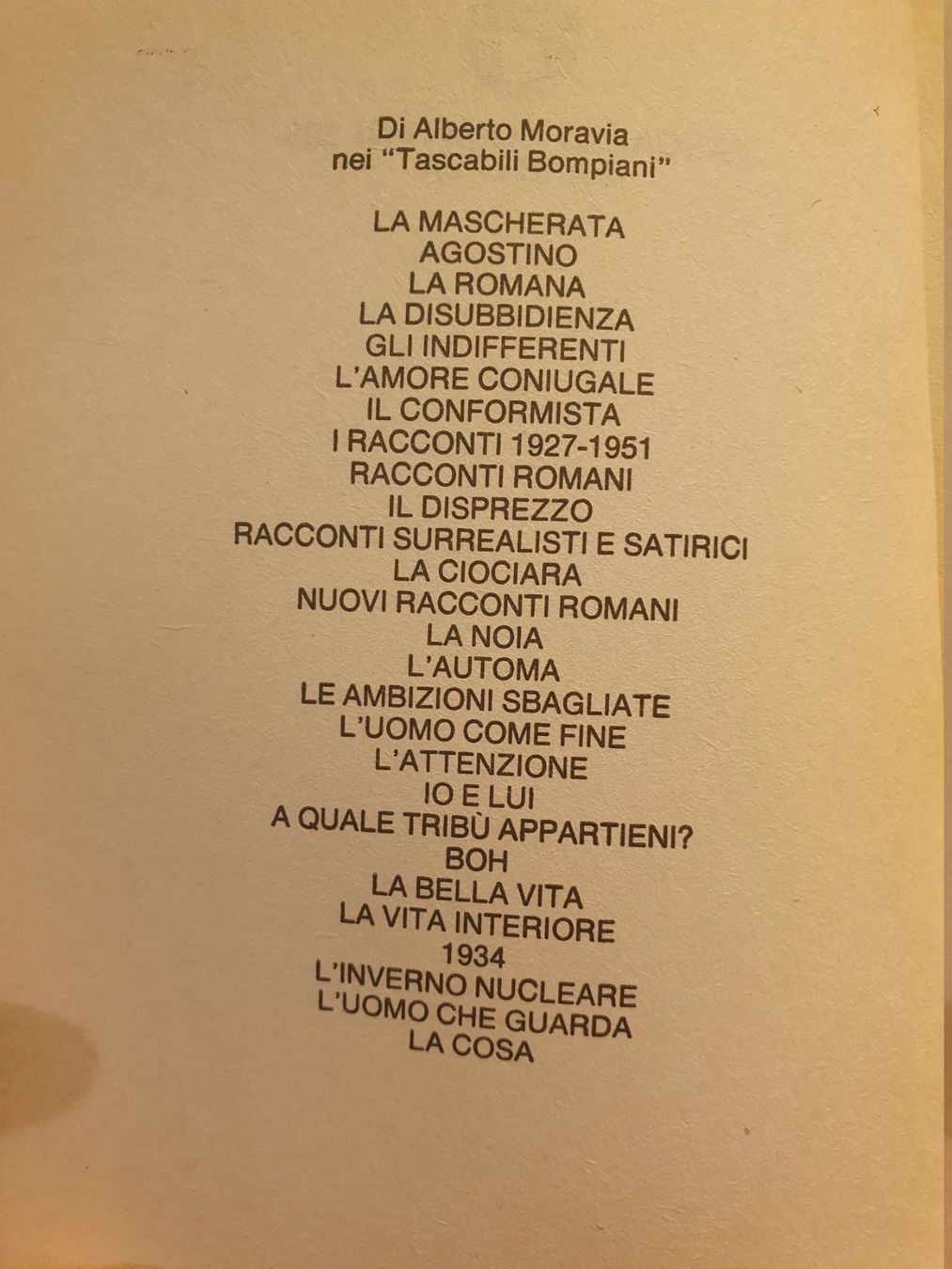 Libri: Io e Lui - Alberto Moravia – Usato da Zürich venduto da loosebone 1