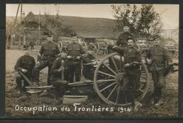 Carte P ( Militaires / Occupation des Frontières 1914 )