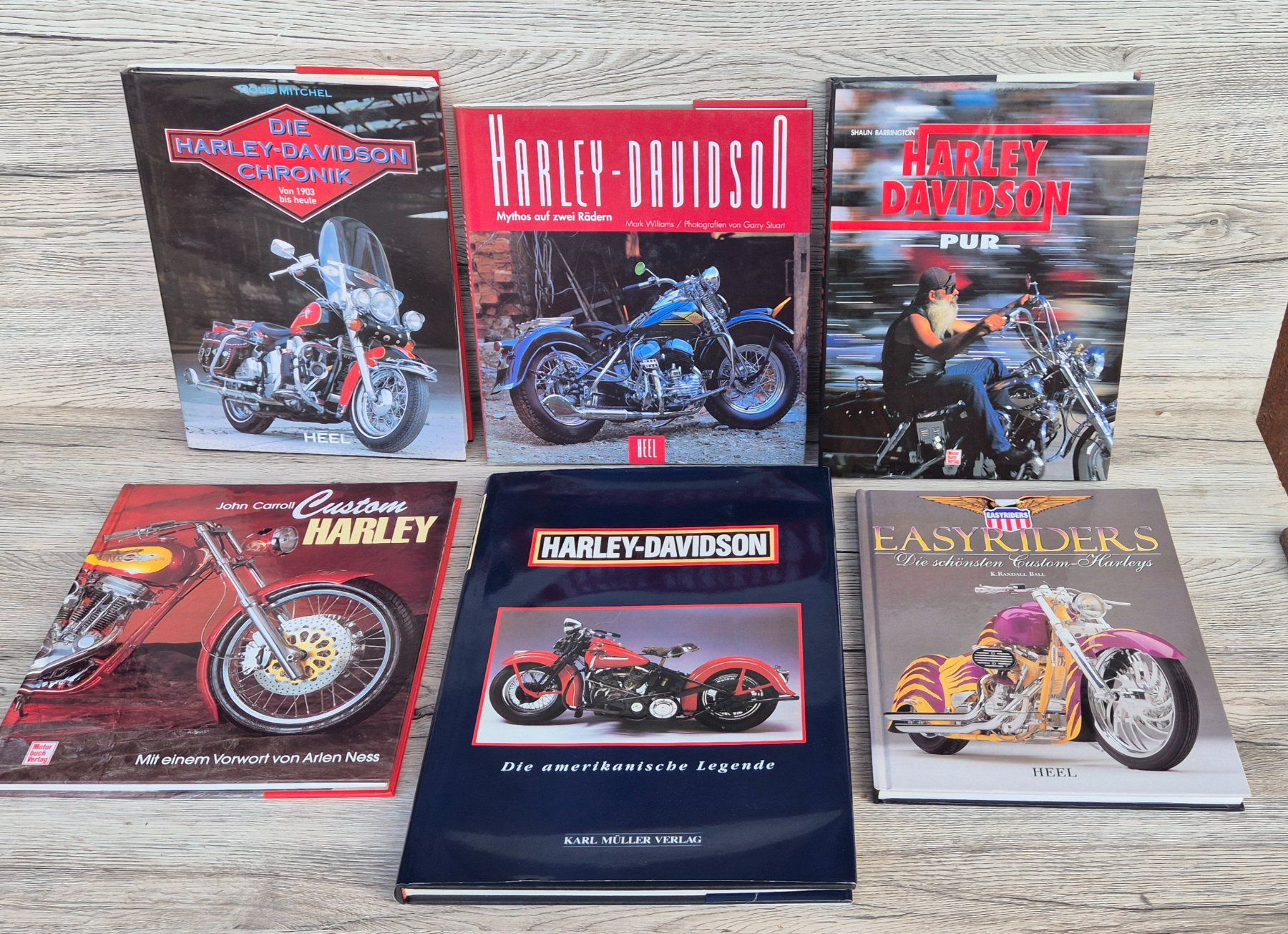 Libri: 6 grosse bebilderte Bücher über Harley Davidson – Usato da Neerach venduto da SilliS