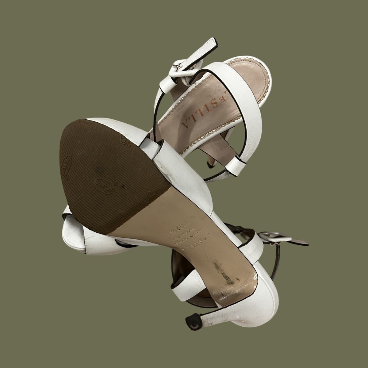 Damenschuhe: Stylish White Heels - Size 37 - Perfect for Summer! – Gebraucht aus Bursinel von rud_9mxh 3
