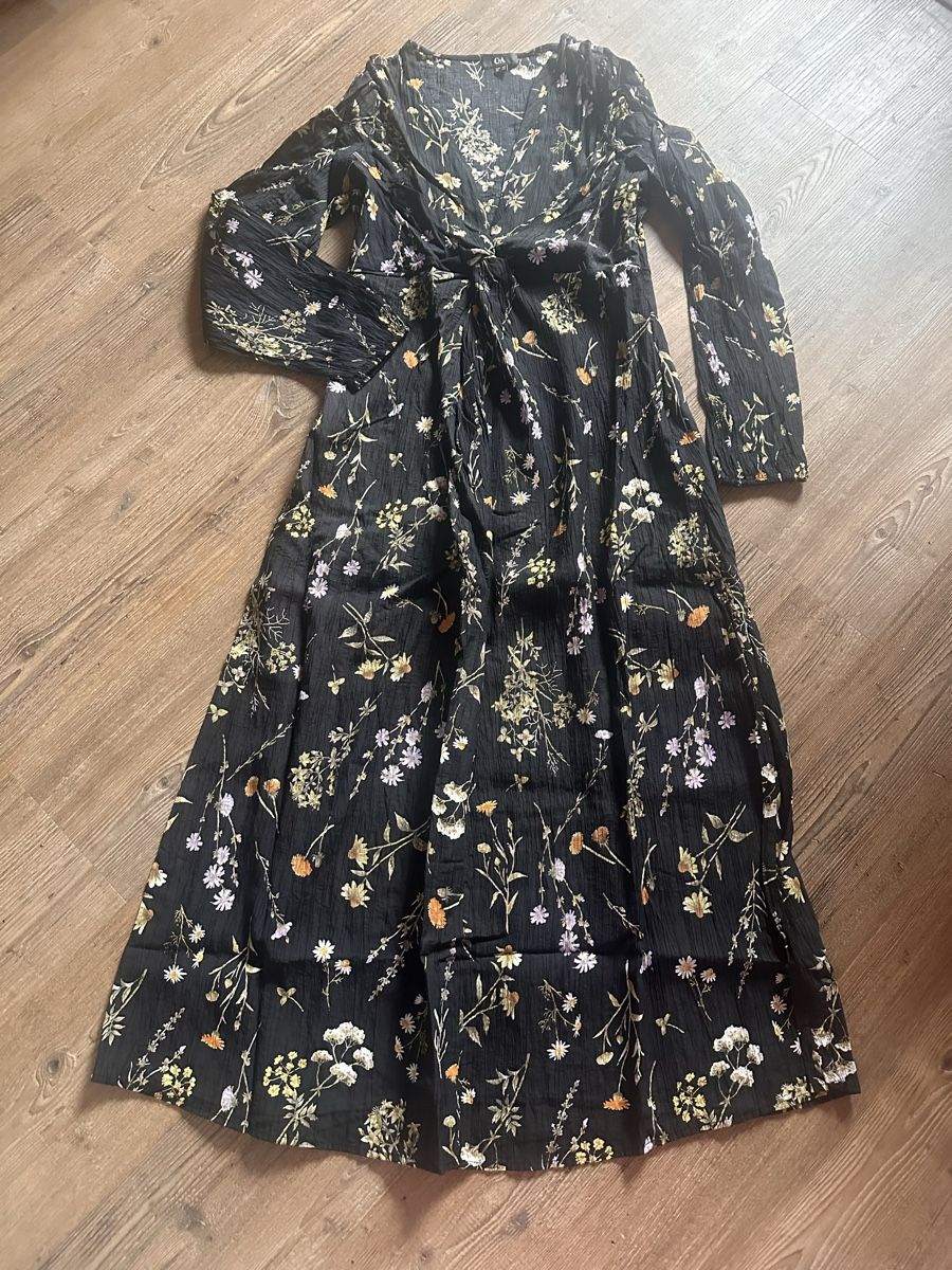 C&A Kleider: Schönes C&A Maxikleid, Grösse 40, Blumenmuster – Gebraucht aus St. Moritz von Dar-23