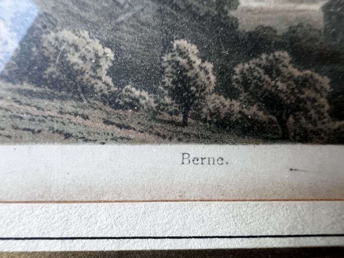 Grafica & Litografie: Lithografie von Bern um 1870 – Usato da Neuenegg venduto da Magosaurus 2