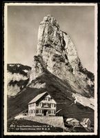 AK Staubern, Berg-Gasthaus Staubern, mit Staubernkanzel